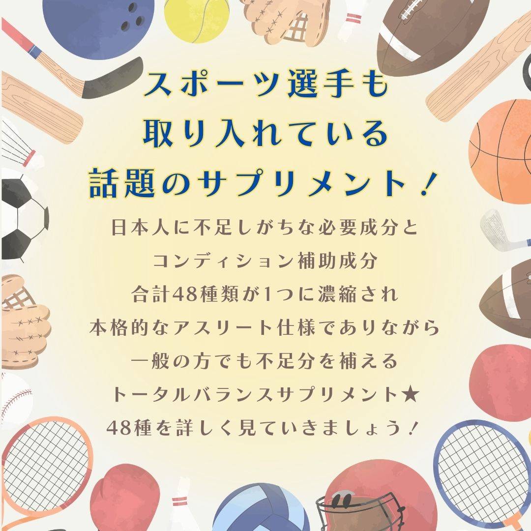 BASEMAINTE/ベースメンテ® 48種類配合トータル栄養バランスサプリメント
