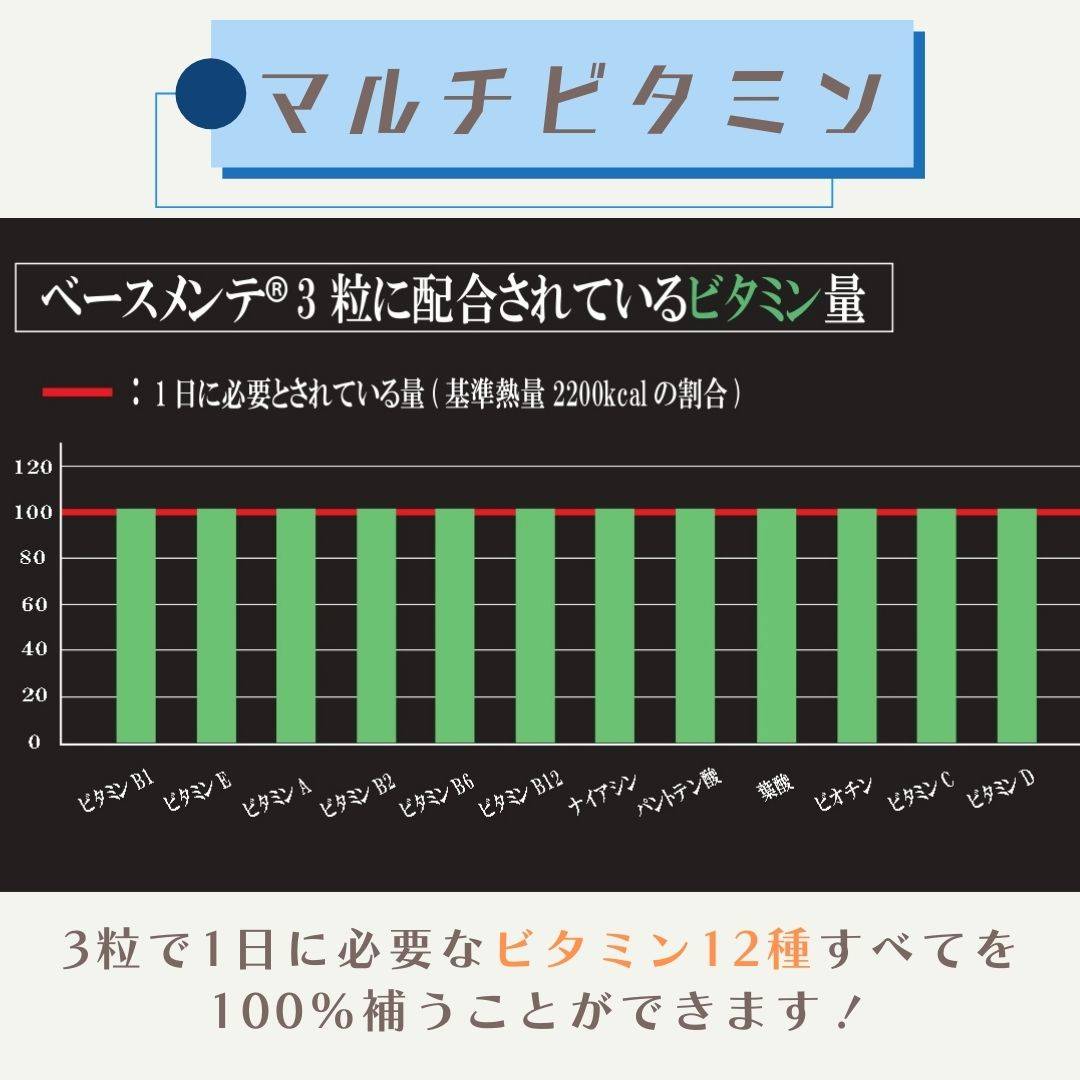 BASEMAINTE/ベースメンテ® 48種類配合トータル栄養バランスサプリメント