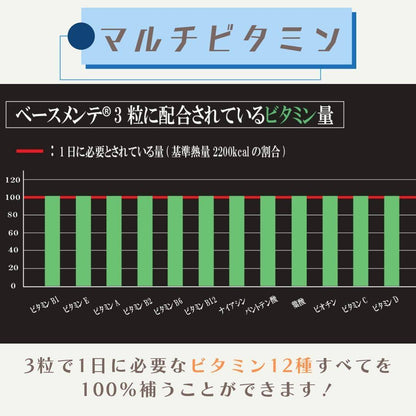 BASEMAINTE/ベースメンテ®　48種類配合トータルバランスサプリメント